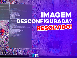 SAMSUNG COM IMAGEM DESCONFIGURADA