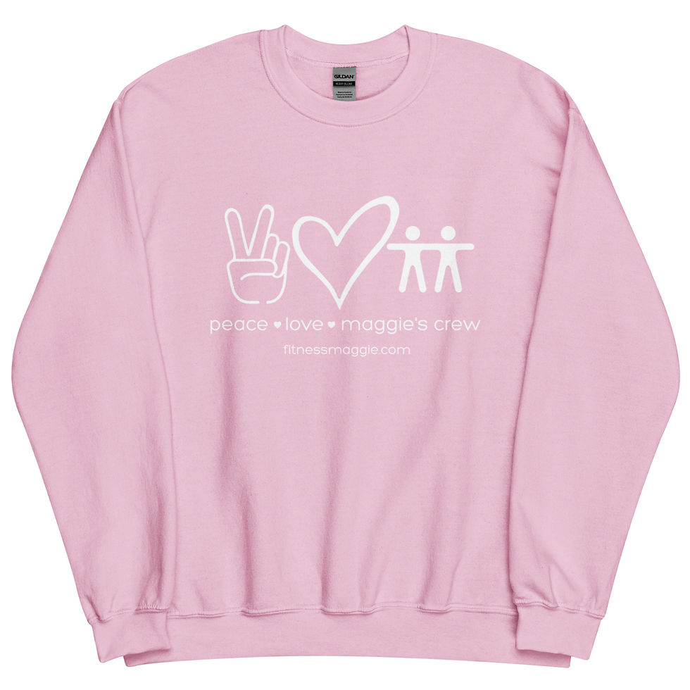 Thumbnail: PEACE LOVE CREW | Unisex Sweatshirt