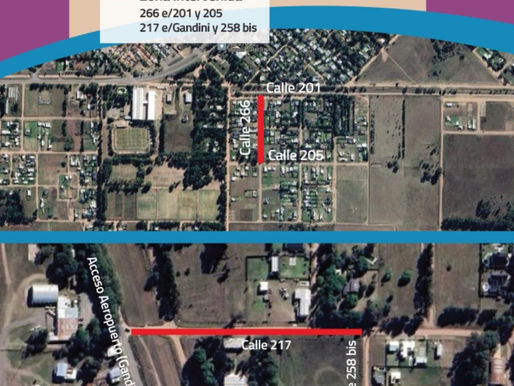 Estos son los cortes de calles por obras para hoy martes 17 de diciembre en General Pico