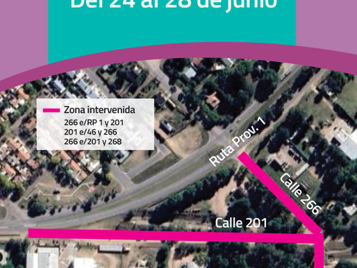 Corte programado por la construcción de la doble vía