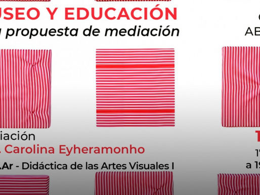 Clase abierta en el marco de la exposición del Salón de Pintura