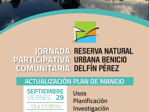 Realizarán una jornada para proponer ideas y proyectos para la Reserva Natural Urbana