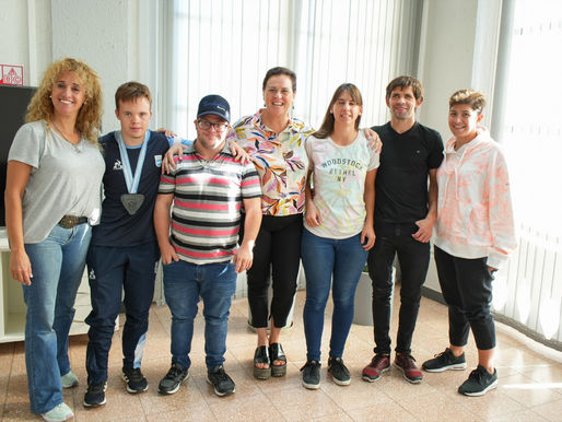 Excelencia deportiva: Bauti Bal, Tomi Roldán, Maxi Vaquero y Guille Corrales visitaron a Fer Alonso