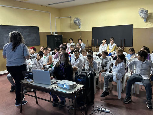 La Municipalidad llevó a cabo una charla de seguridad vial en la escuela n° 237