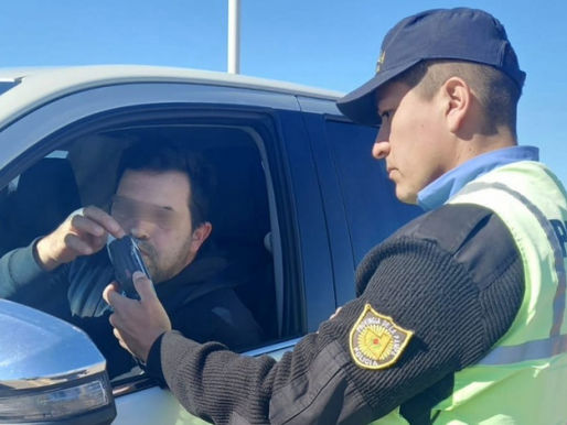 Detectaron 25 alcoholemias positivas durante el fin de semana