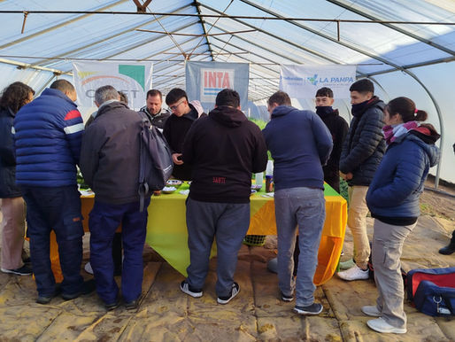 Presentaron en el CERET un microtractor diseñado y construido por el INTA