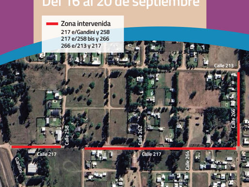 Estos son los cortes de calles y desvíos por obras para el martes 17 de septiembre