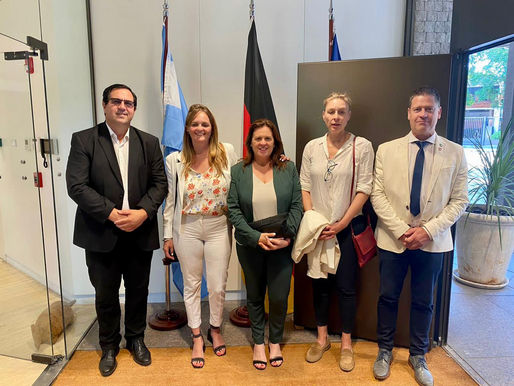 Como integrante de la RAMCC, Alonso mantuvo una reunión con autoridades del Gobierno Alemán