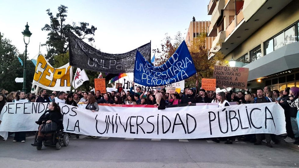 ADU: La Pampa marcha el 12 de mayo en defensa de la Universidad Pública