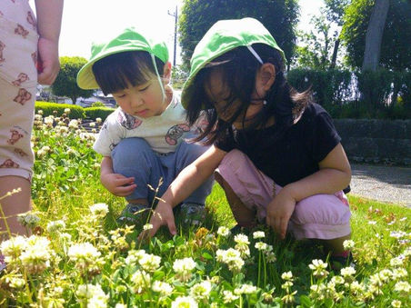 お散歩に行きました。