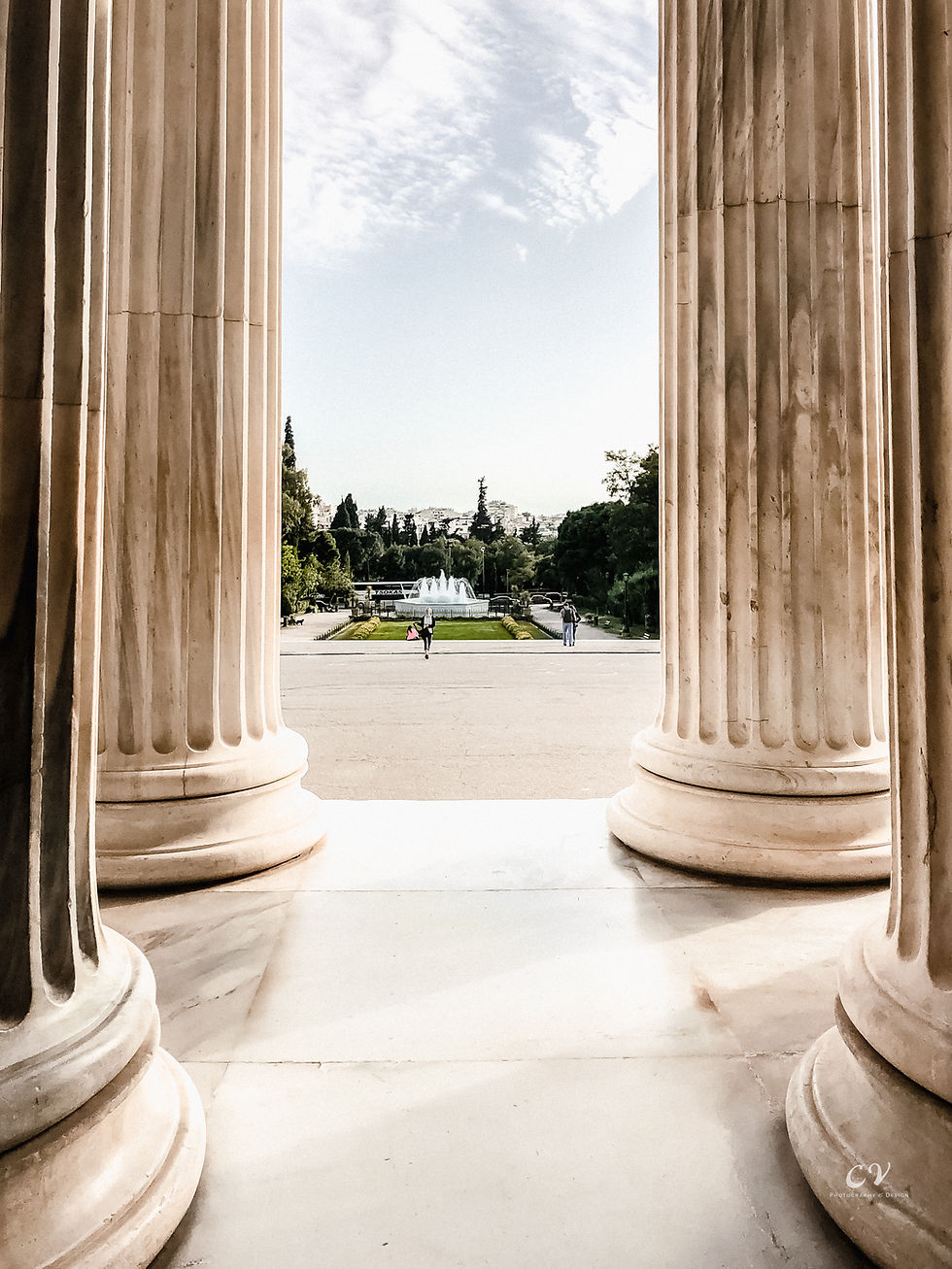 Thumbnail: "Golden Athens" Vertical Triptych