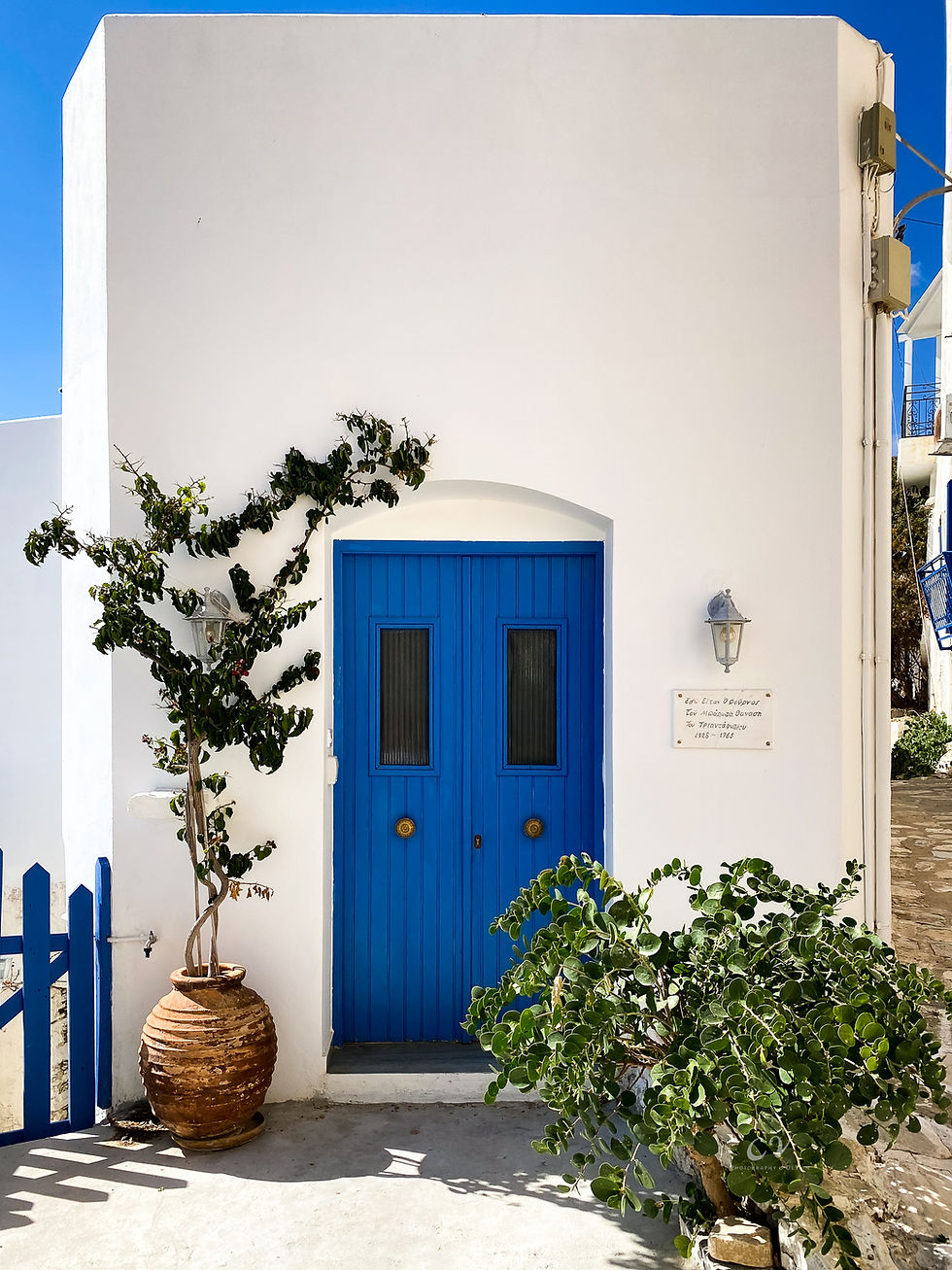 Thumbnail: "Lefkes Blues " Line Gallery Wall