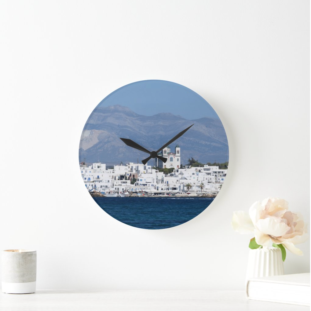 "It's About Time for...Naoussa" Clock