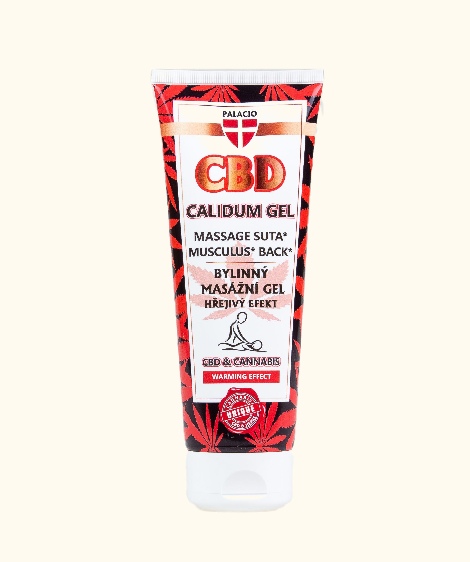Palacio CBD Calidum wärmendes Massagegel 200 ml