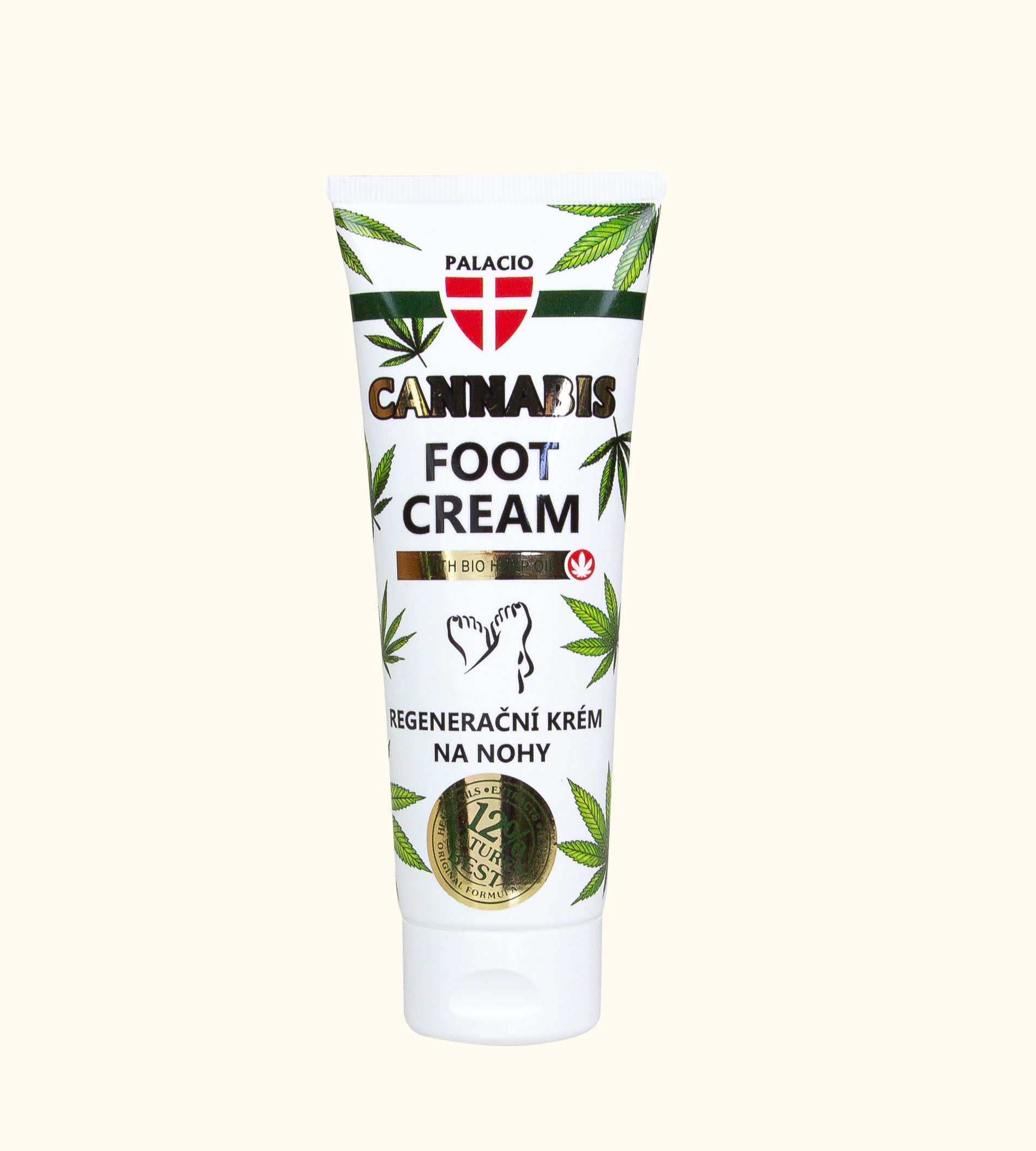 Palacio Hanf-Fußcreme Tube 125 ml
