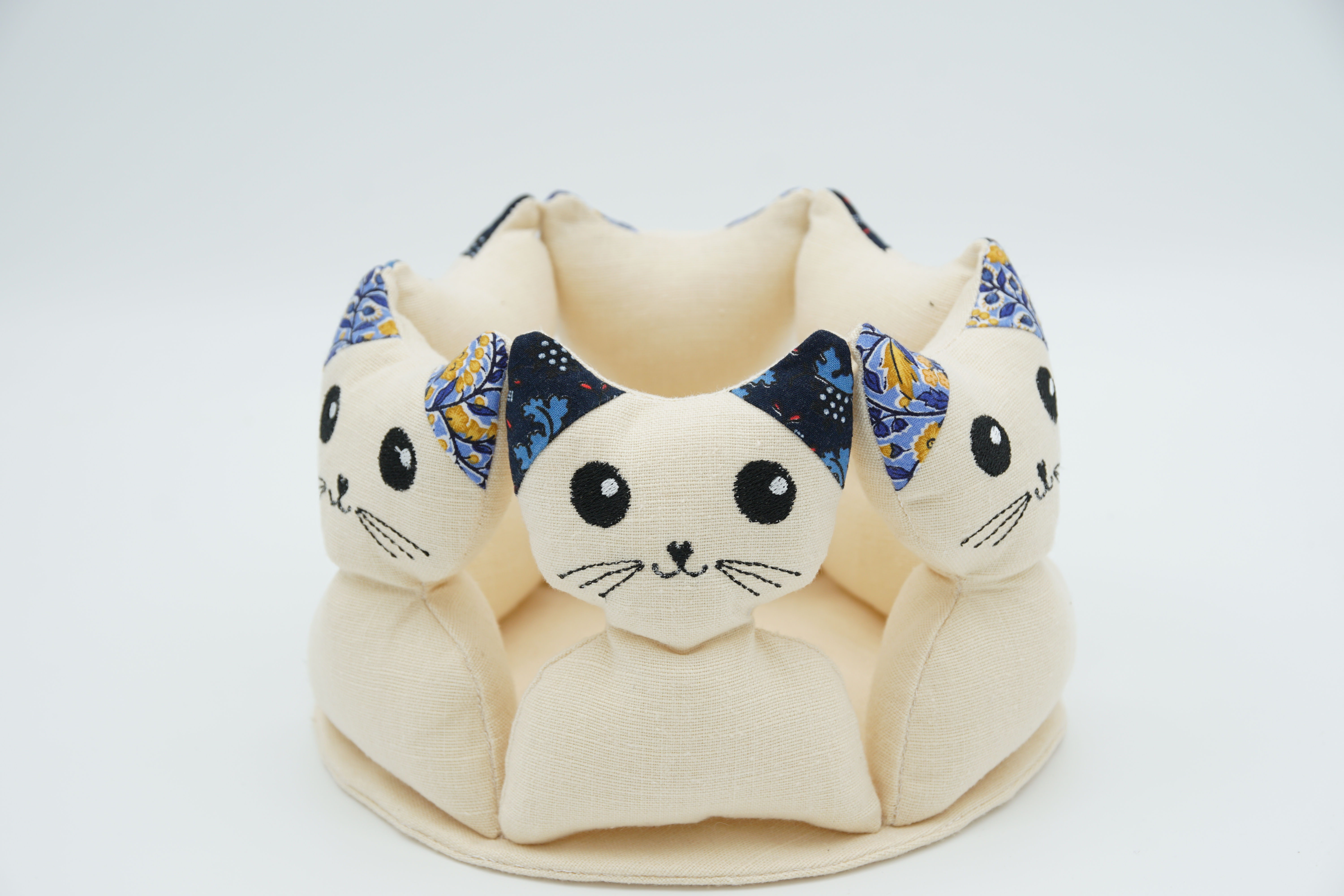 corbeille la ronde des chats face