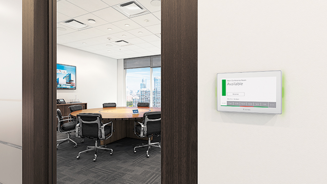 New Room Scheduling Panels Make
Booking a Room Easier Than Ever