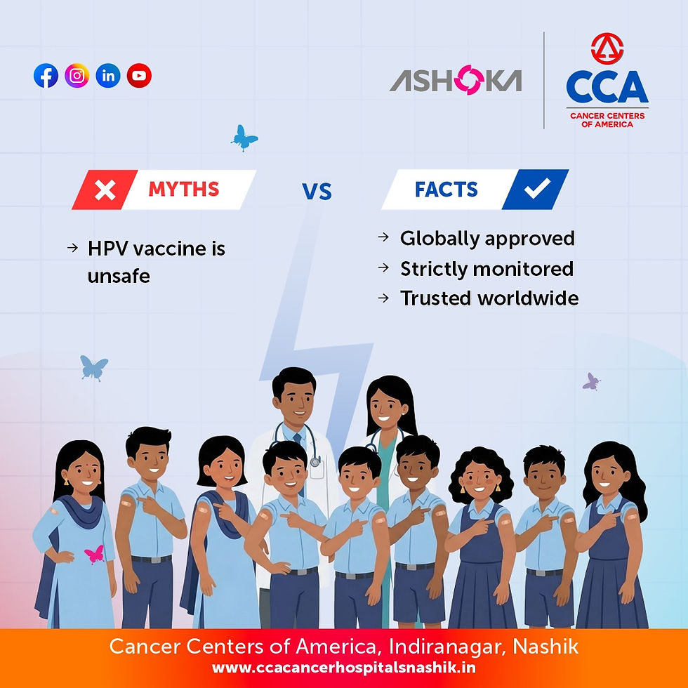 HPV Vaccination Awareness: Myths vs Facts | CCA Nashik