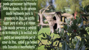 “¿SI DIOS NOS AMÓ SIN CONDICIONES, PORQUE ESPERAR QUE OTROS HAGAN MÉRITOS PARA PODER AMARLOS?”.