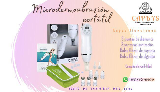 Microdermoabrasión portátil