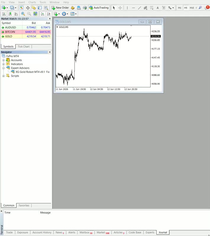 Thumbnail: XG Gold Robot MT4 – Professional Gold Trading Automation