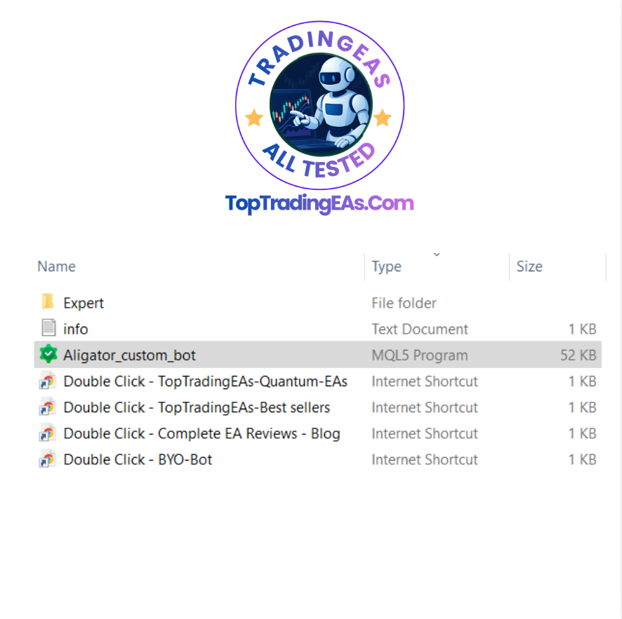 Thumbnail: Alligator Custom Bot MT5