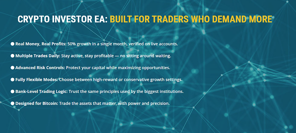Thumbnail: Crypto Investor EA MT4 - Expert Advisor V1.1 for Crypto Currencies