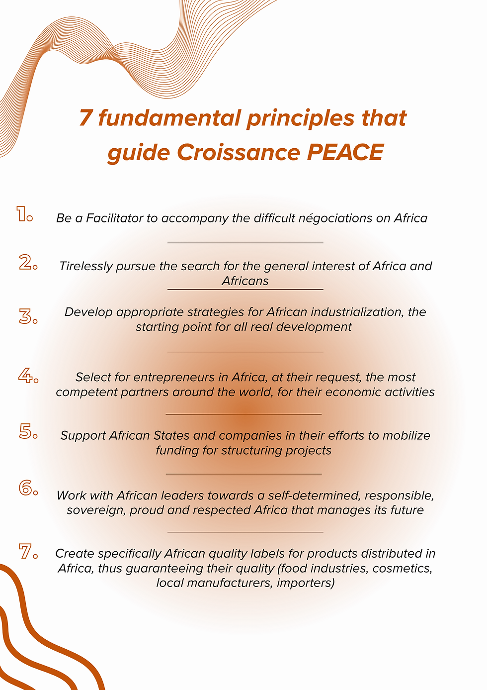 Charter Croissance PEACE