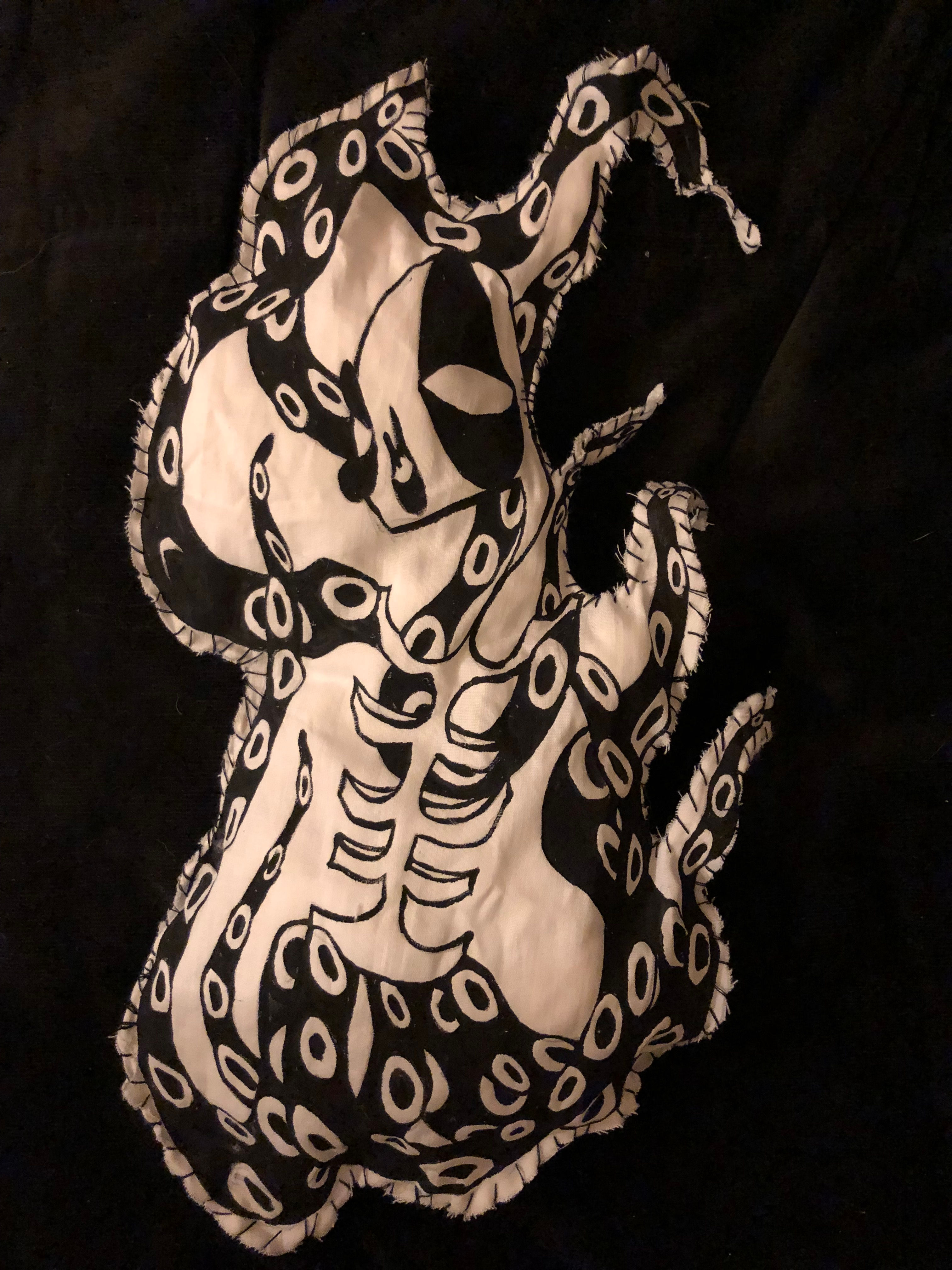 Stitched Octopus cushion