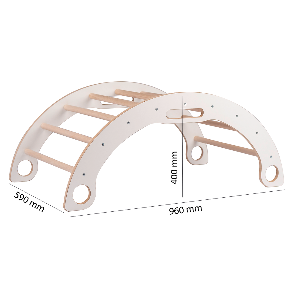 Miniatură: Balansoar cu manere Woodtopia MDF