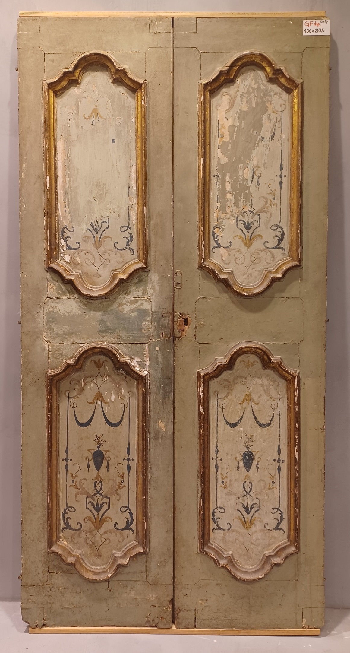 Double door GF painted