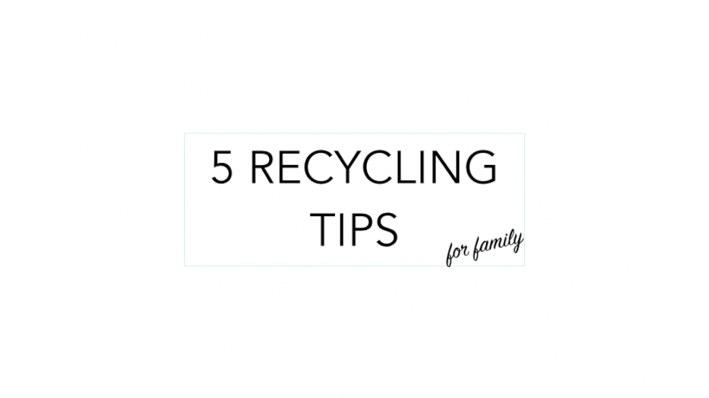 Recycling Tips for Family