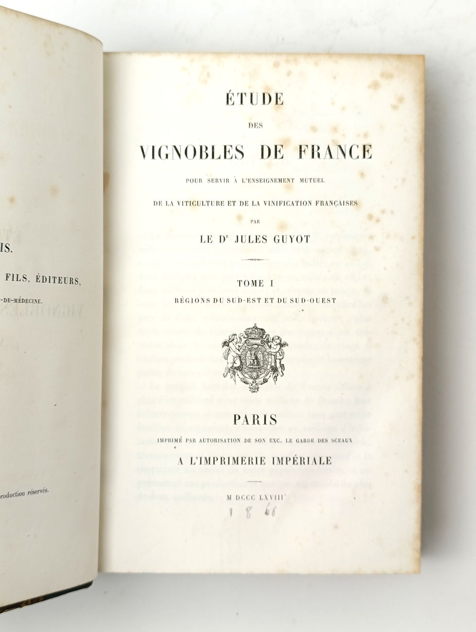 Miniature : Guyot - Étude des vignobles de France - 1868