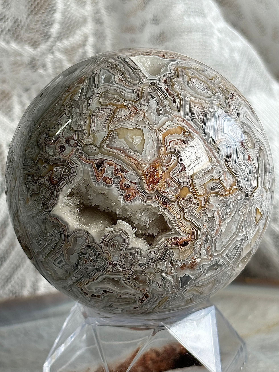 Thumbnail: Crazy Lace Agate Sphere