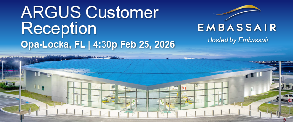 Join us: ARGUS Customer Reception Feb 25 in Opa-locka, FL