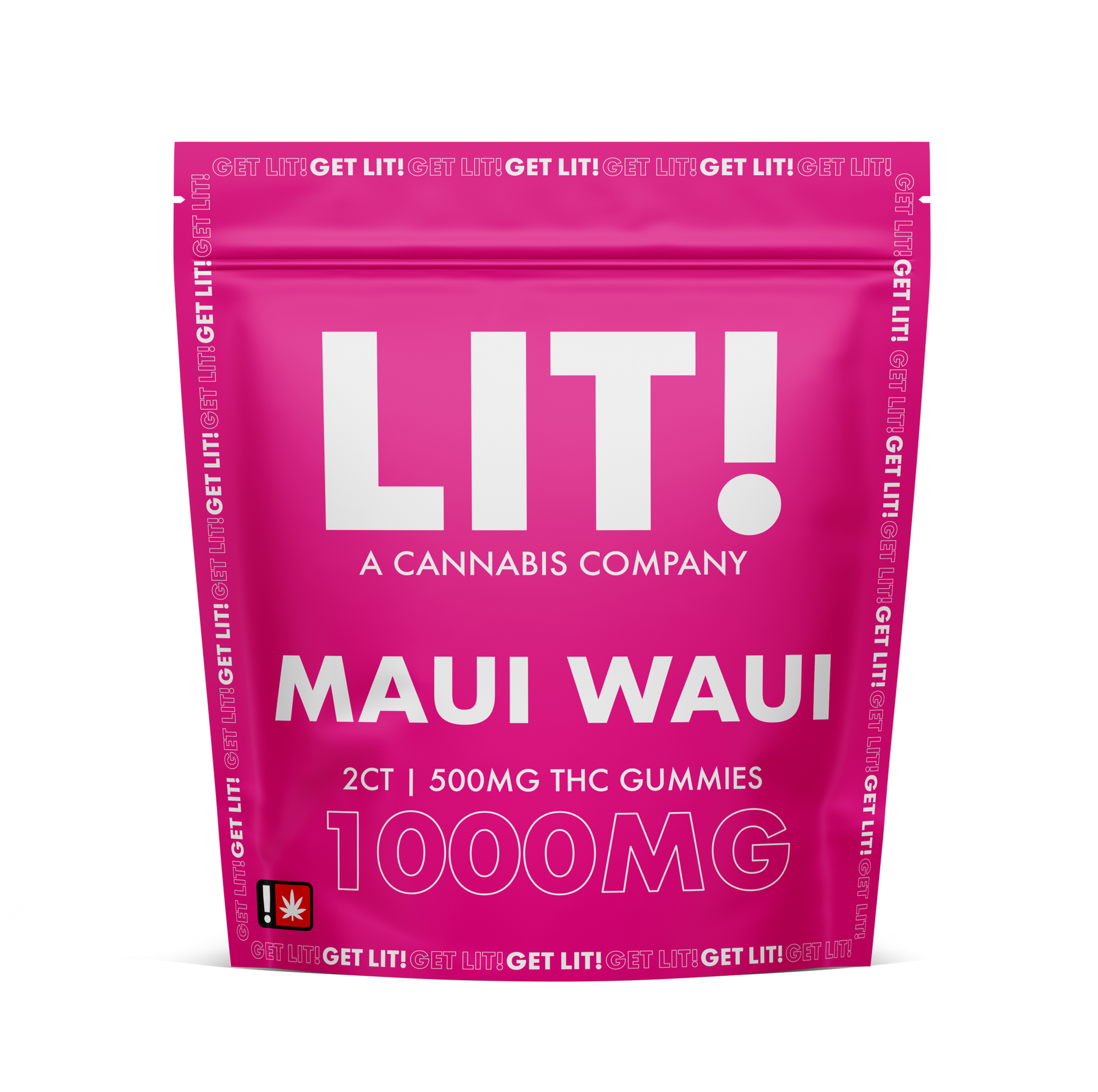 LIT THC 2ct Gummies - Maui Waui
