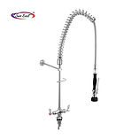 deck mounted pre rinse hot & cold