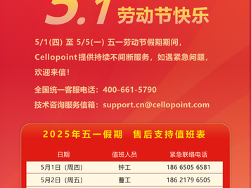 Cellopoint 祝您劳动节快乐