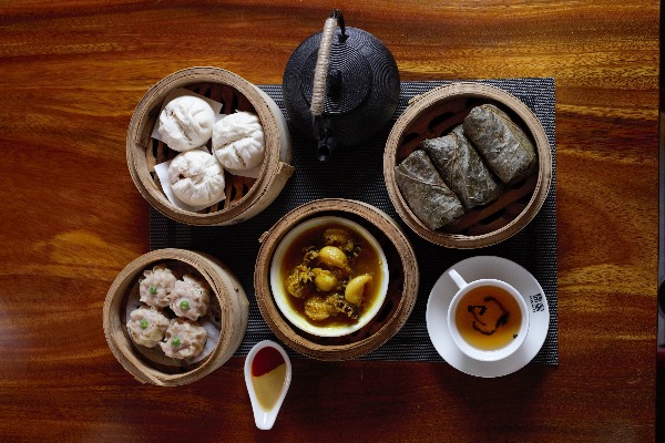 Arranged Food and Objects