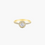 Thumbnail: 0.82 carats diamond ring with round brilliant cut