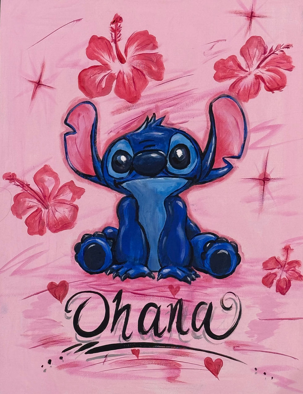 Family Half Term Paint Session - Stitch! Ohana! - Choose your background colour at the Bennet Arms