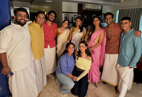 Google Shoot for Onam Team