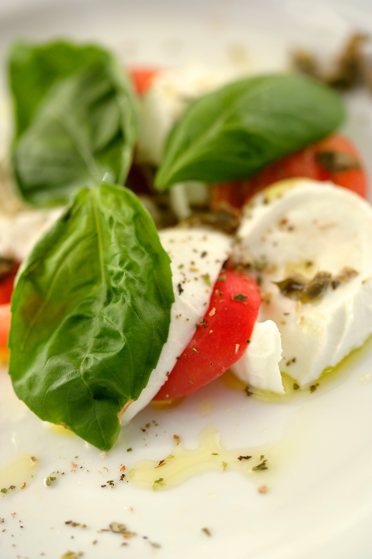 Basil, Tomato, Mozzarella