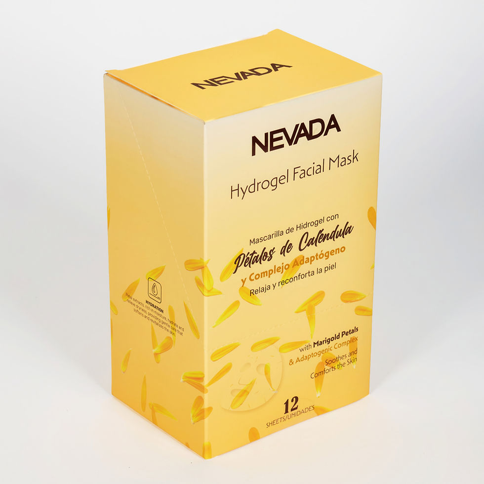 Miniatura: Mascarilla Facial Hydrogel Nevada Petals Caléndula x 12 Sobres