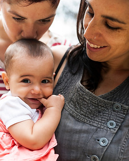 Lesbian Couple with Baby