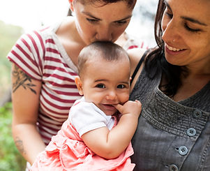Lesbian Couple with Baby