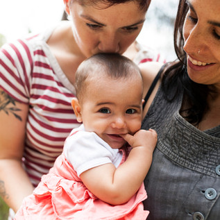 Lesbian Couple with Baby