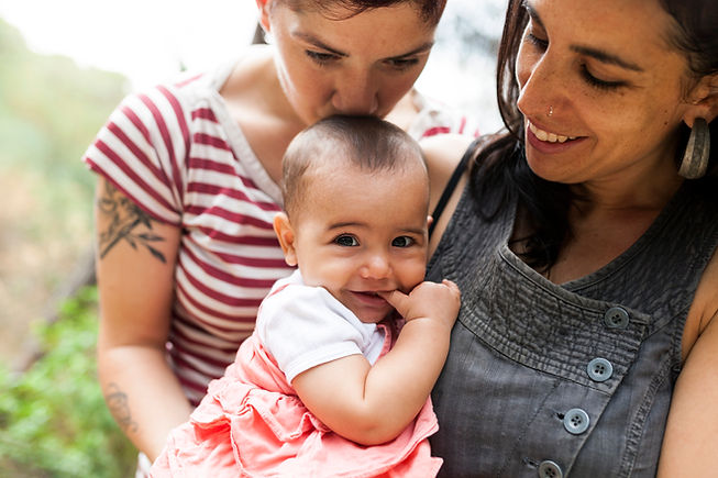 Lesbian Couple with Baby