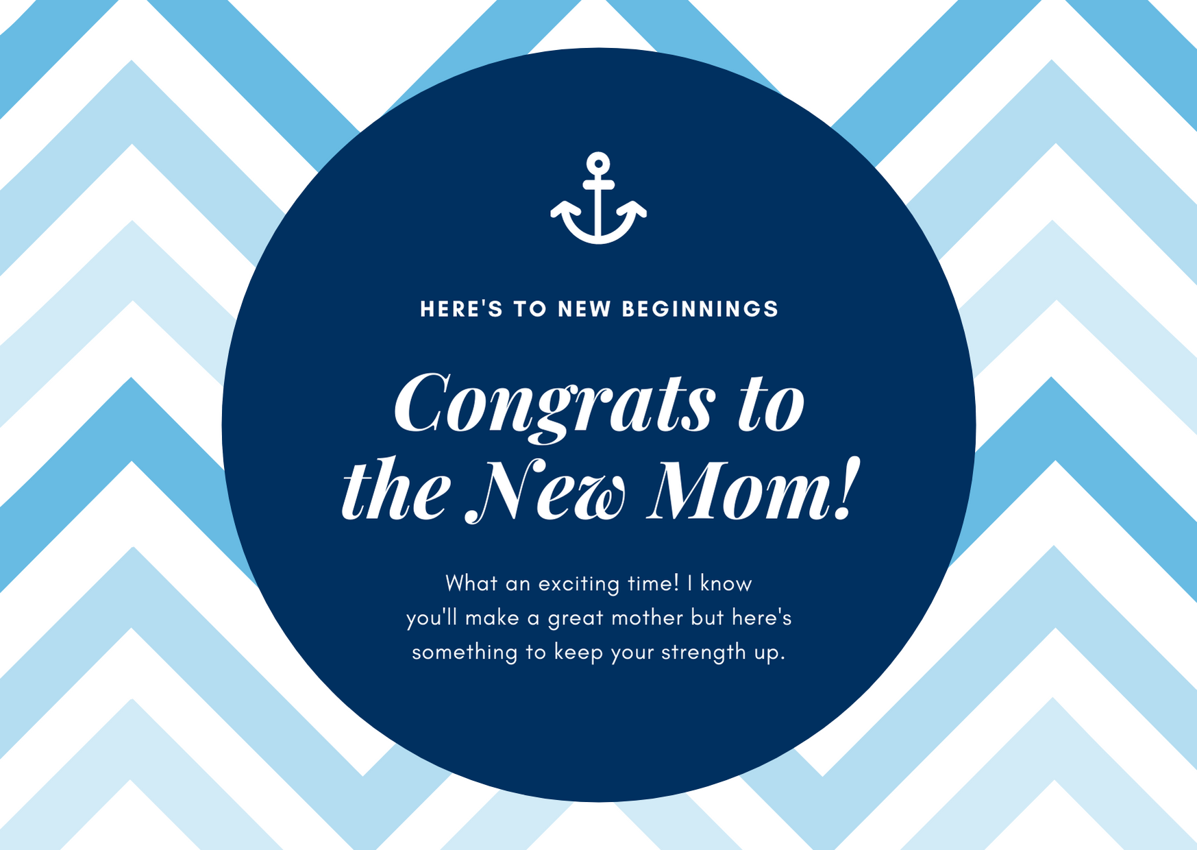 Congrats to the New Mom Card
