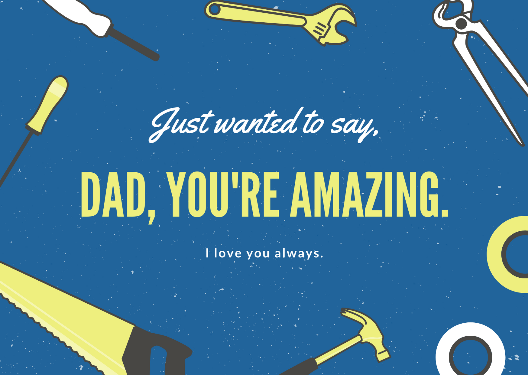 Dad You're Amazing Card